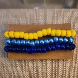Colorful Beaded  Bracelet Set